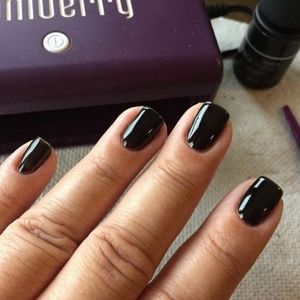 🏳️‍🌈 Jamberry TruShine Gel Enamel - Black Onyx
